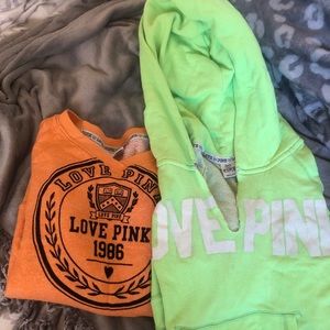 S/M Vs Pink Sweaters